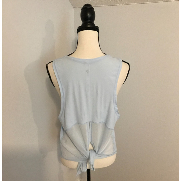 Lululemon Ace Mesh Blue Tank - Size 10 - Picture 2 of 9
